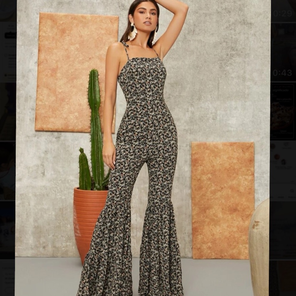 Flare Leg Jumpsuit